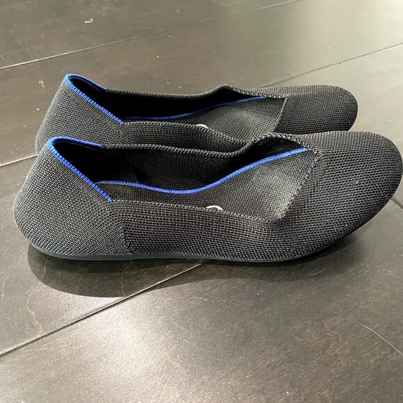 Rothys The Point Black Ballet Flat Women's Size 7.5 - Picture 3 of 5